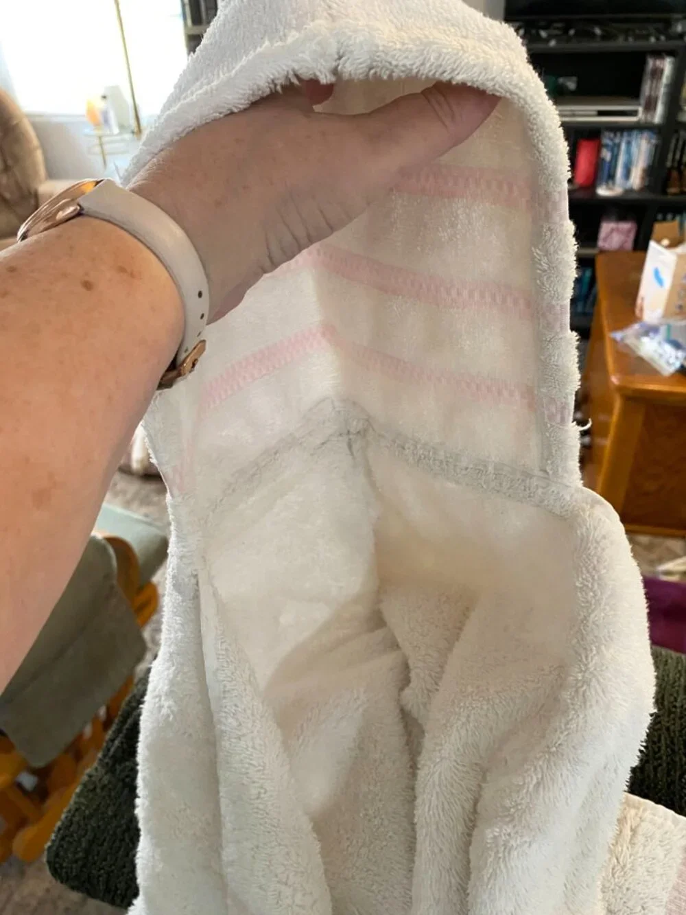 Two Toddler Hooded Bath Towels - Kids Bath Wraps